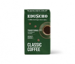 Kávé, pörkölt, őrölt, 250 g, EDUSCHO "Classic Traditional"